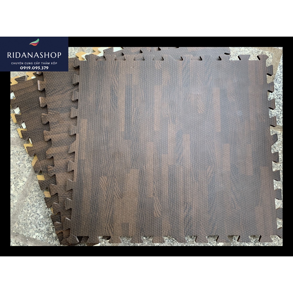 Thảm xốp vân gỗ các loại kích thước 60cm x 60cm x 1cm