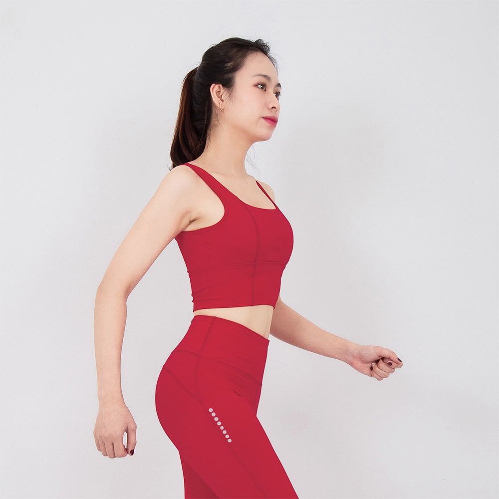 Áo bra thể thao dây lưng thun 4 chiều mềm nhẹ cá tính tập yoga, gym No.01