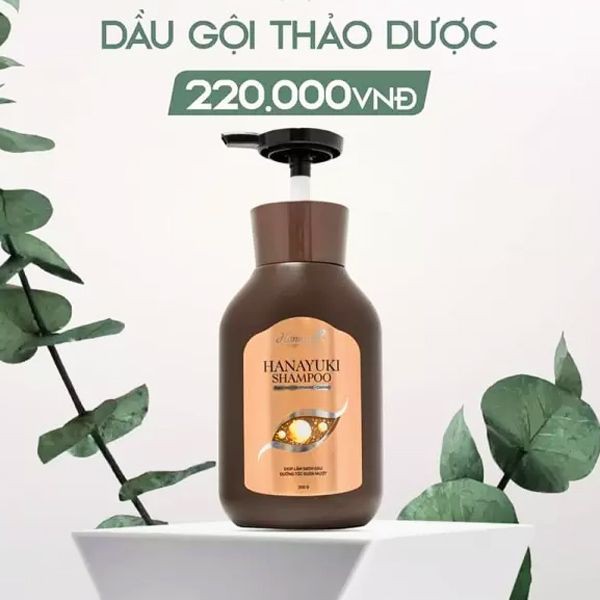 Dầu Gội Thảo Dược Hanayuki Shampoo - Giúp Sạch Gàu, Ngăn Ngừa Rụng Tóc, Dưỡng Tóc Suôn Mượt - HÀNG CHÍNH HÃNG