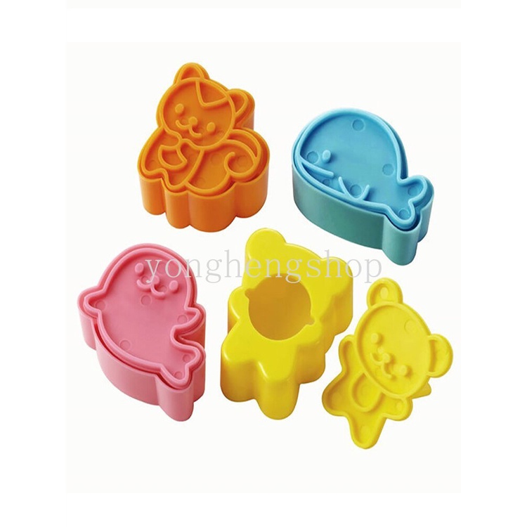 Set 4 Khuôn Cắt Bánh Quy Tạo Hình Động Vật Dễ Thương