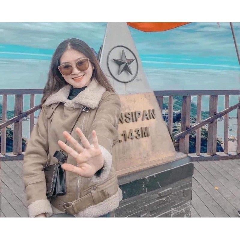 [sale sốc] Áo da lộn lót lông cừu sang chảnh | BigBuy360 - bigbuy360.vn