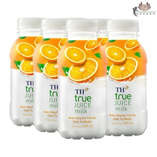 Nước uống Sữa trái cây Cam Tự nhiên – TH TRUE JUICE MILK 06 chai 300ML
