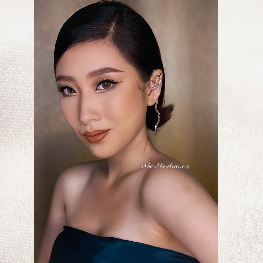 Khuyên Vành Tai Hình Rắn Bên Trái Độc Đáo NHÀ NHỎ 417