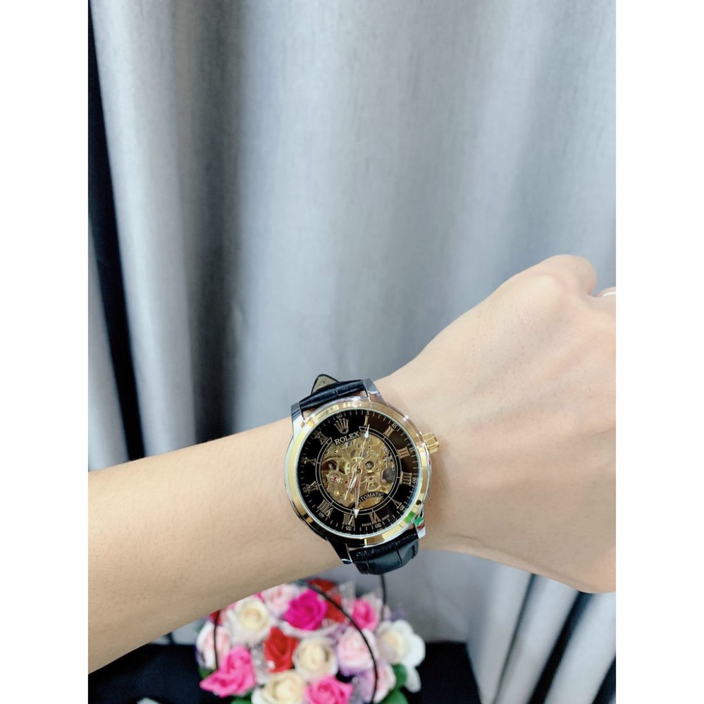 Đồng hồ Nam Rolex cơ, dây da mềm, bảo hành 12 tháng | BigBuy360 - bigbuy360.vn