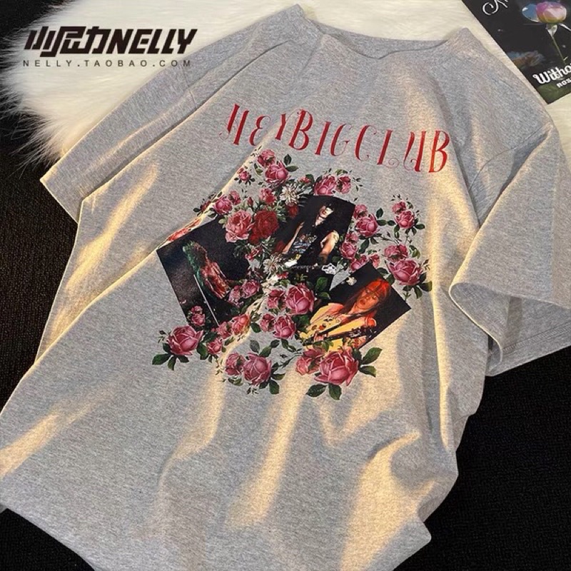 Áo phông nelly heybig sale (có sẵn) 19 hoa heybigclub