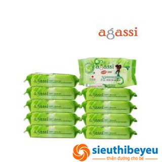 Khăn ướt Agassi gói 10/20 tờ
