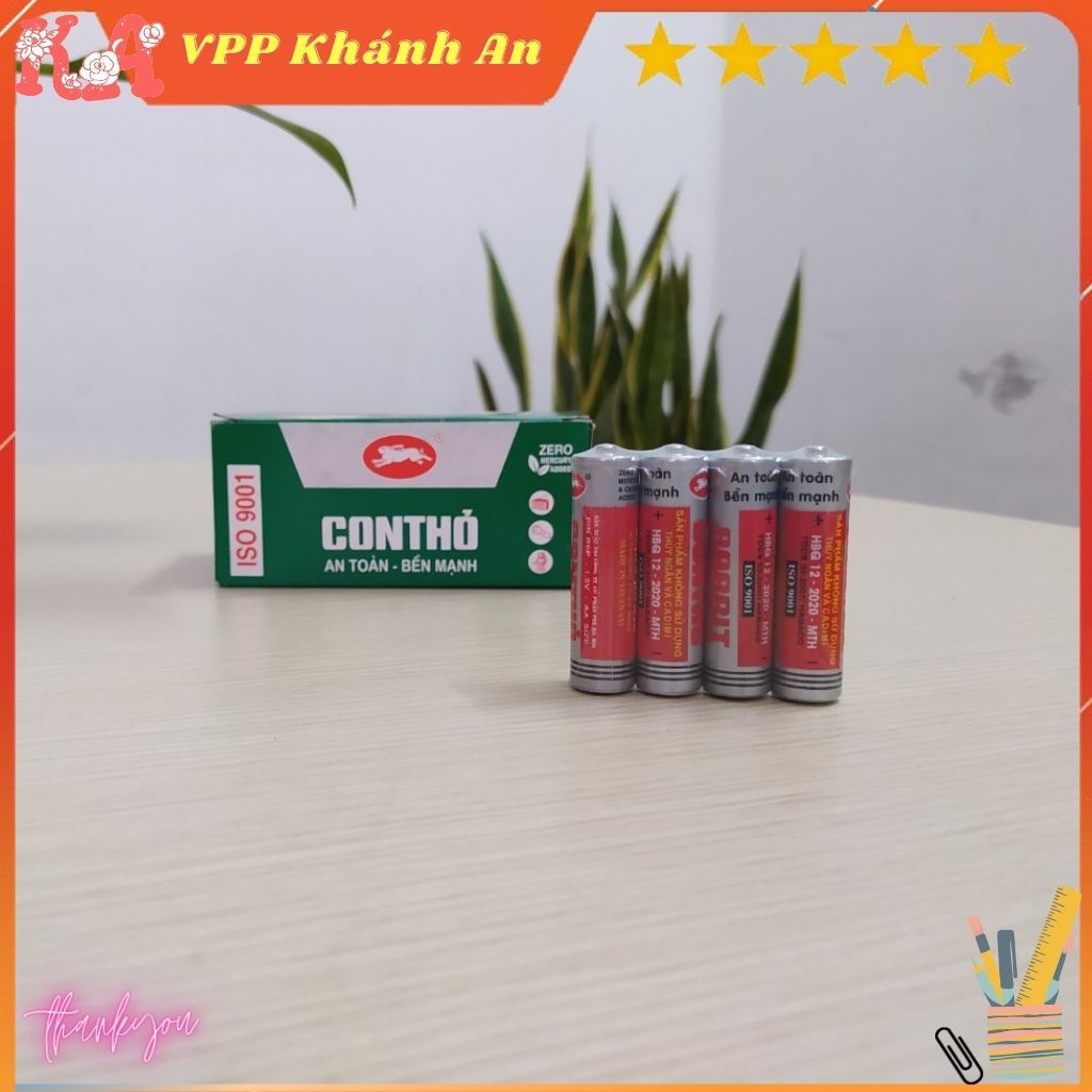 4 Đôi Pin tiểu con thỏ AA