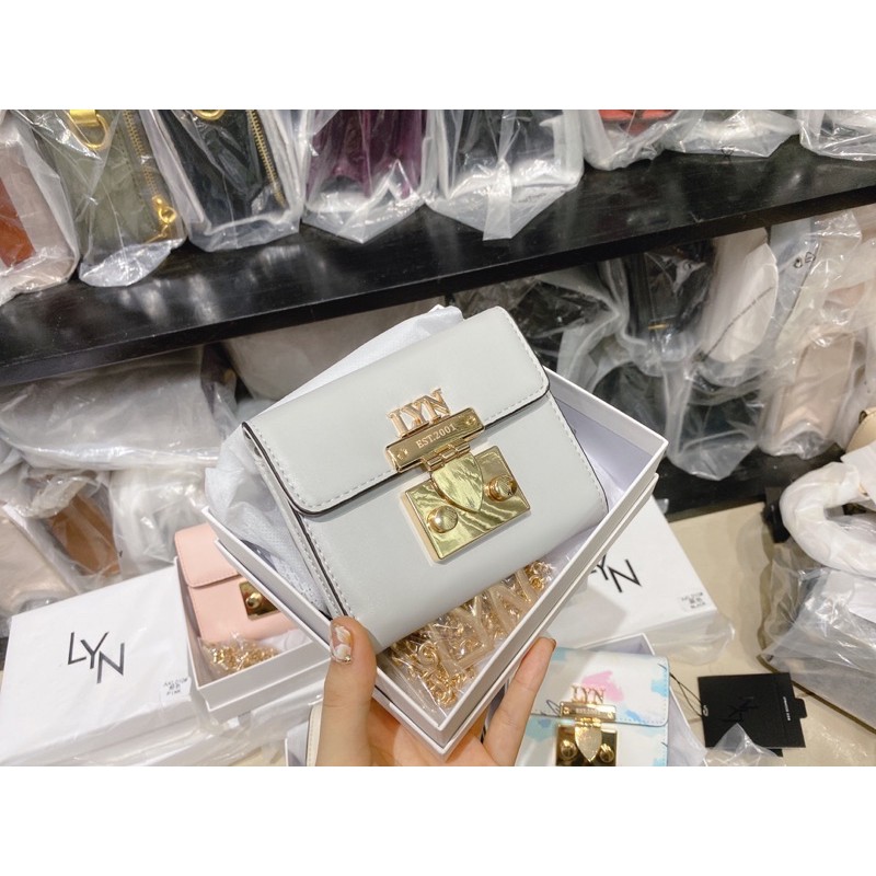 Ví lyn gấp mini kèm dây đeo