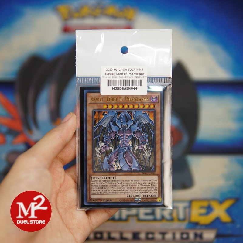 Lá bài Yugioh SDSA-EN044 Raviel, Lord of Phantasms - Ultra Rare - Đóng gói theo tiêu chuẩn M2SCCQ-Lite