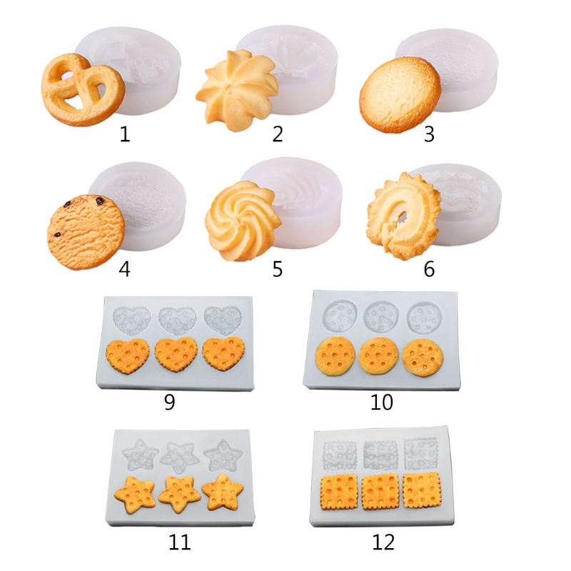 Khuôn Silicone Làm Bánh Cookie Hình Bánh Oreo