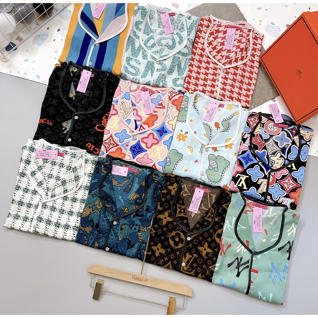 Đồ bộ Pijama cộc tay chất liệu lụa mango cao cấp, thoáng mát, phong cách trẻ trung - 𝑴𝑰𝑵𝑺𝑯𝑶𝑷 | BigBuy360 - bigbuy360.vn