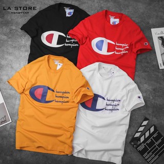 Áo thun Champion full 4 màu vải thun lạnh cotton 4 chiều