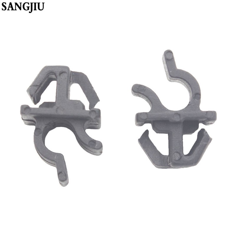 50 nắp nhựa hỗ trợ thanh dây kẹp chốt giữ màu đen cho Toyota
