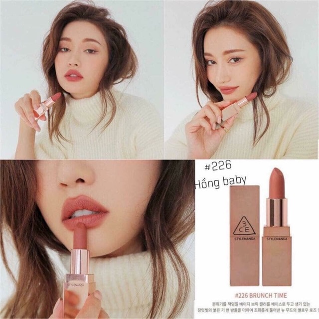 [ CAM KẾT AUTH ] Son 3ce matre lip color 2018