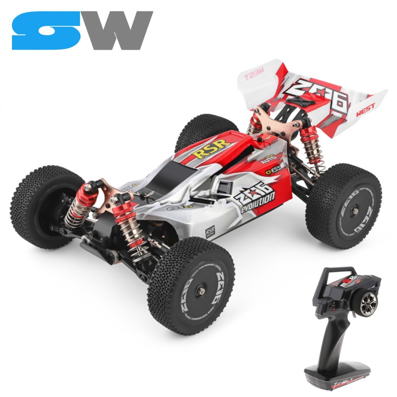 Siêu Xe Địa Hình Điều Khiển Từ Xa Tốc Độ Cao 60km/h WLtoys 144001, Khung Kim Loại Siêu Bền 1/14 2.4G 4WD