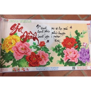 Tranh đính đá Gia đình DF126 (chưa đính)