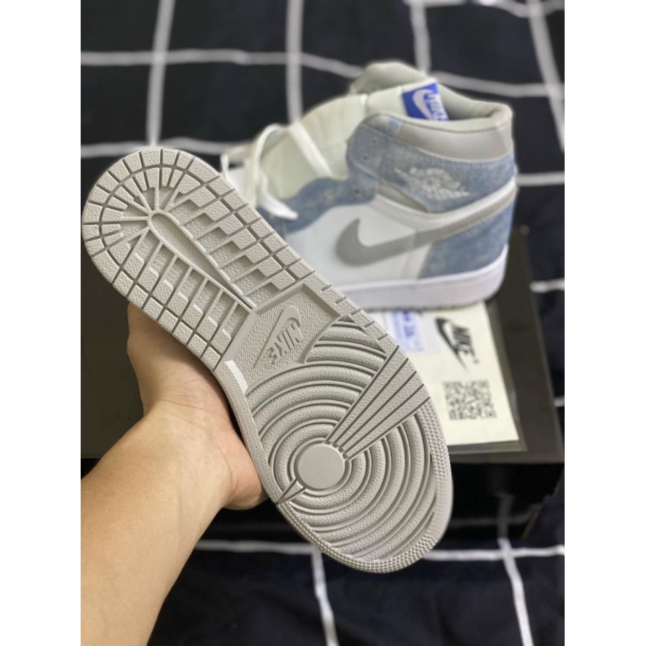 [Full box] giày AIR JORDAN 1 CAO CỔ HYPER ROYAL XANH NỈ CAO CẤP | BigBuy360 - bigbuy360.vn
