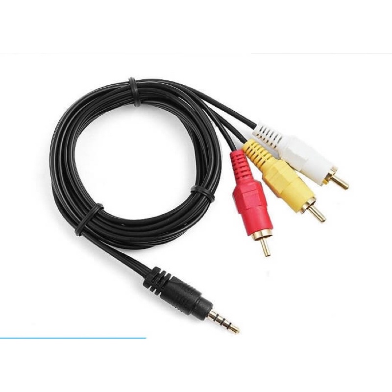 Dây cắm từ điện thoại đầu 3.5 sang 2 loa