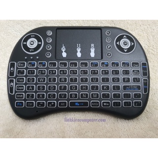 Bàn phím không dây mini keyboard kiêm chuột cảm ứng đa năng wireless - Bàn phím mini