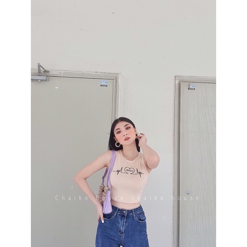 ÁO CROPTOP BA LỖ LOVE