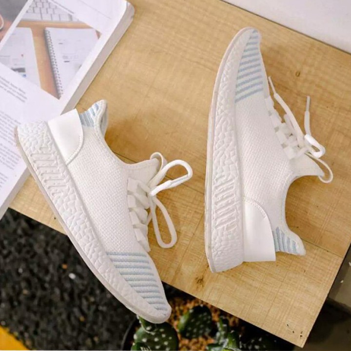 [Sale 3 Ngày] Giày Nữ NMD/😍Freeship Đơn250k⚡Giày Sneaker Nữ Thêu Tay Cao Cấp (Đen, Hồng, Xanh)