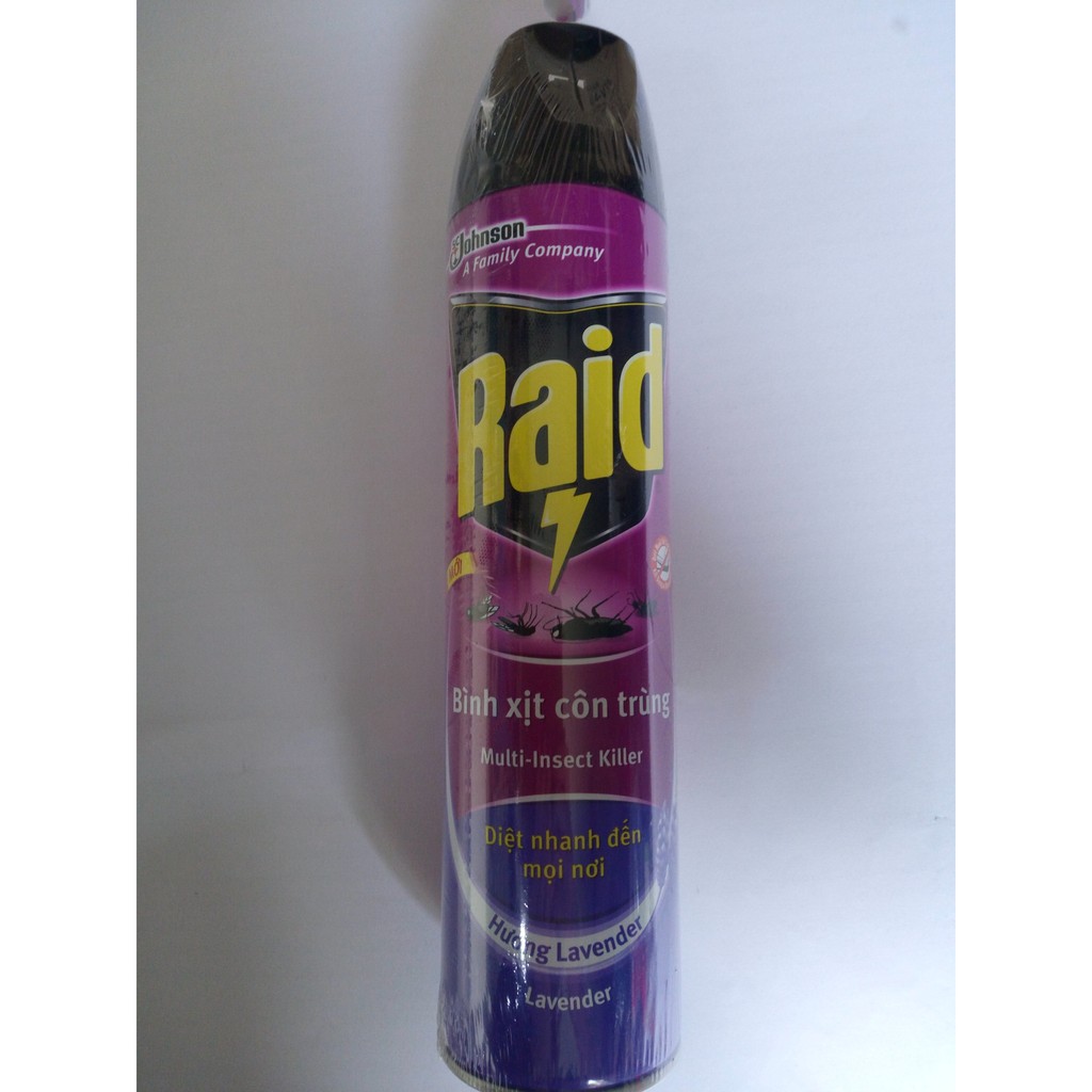 BÌNH XỊT CÔN TRÙNG RAID HƯƠNG LAVENDER
