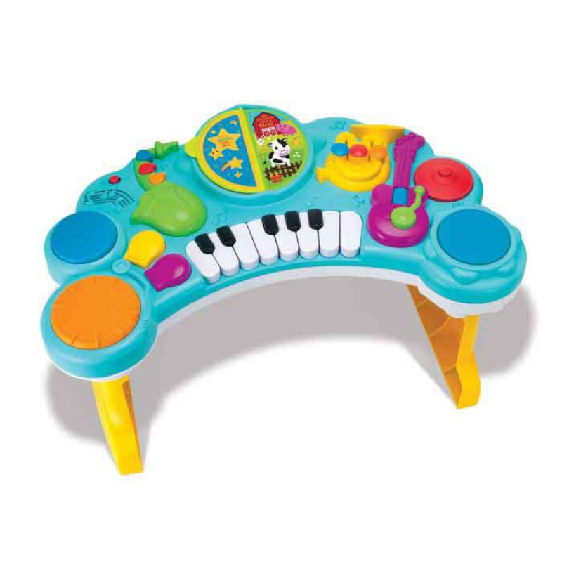 Bộ đồ chơi đàn Piano kết hợp 10 nhạc cụ Infantino