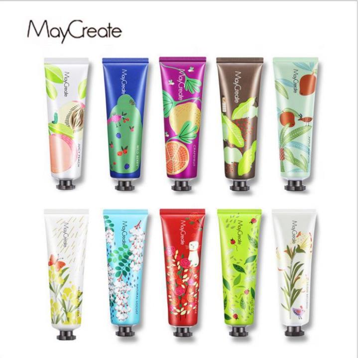Kem Dưỡng Da Tay MayCreate 30g hương hoa quả tự nhiên