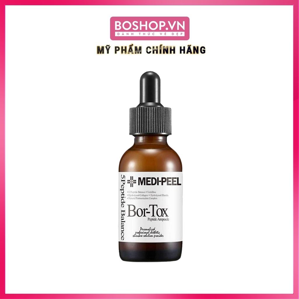 Tinh Chất Chống Lão Hoá, Căng Bóng Da Medi Peel 5-Peptide Balance Bor-Tox Peptide Ampoule 30ml