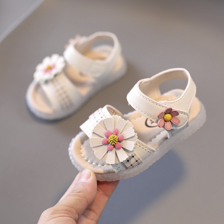 Dép bé gái Hoa Baby size 15-25