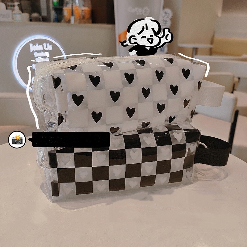 Túi Đựng Mỹ Phẩm Trong Suốt Sức Chứa Lớn Tiện Lợi Dễ Sử Dụng