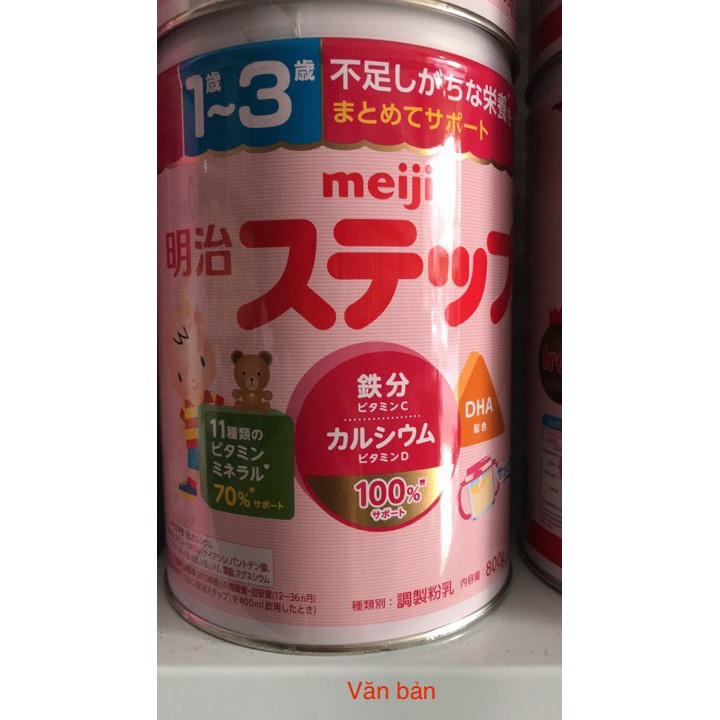 Sữa Meiji 1-3 (800g )- Hàng xách tay