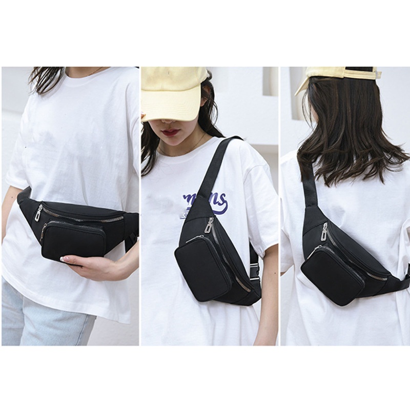 Túi Đeo Chéo Ngực / Thắt Lưng Bằng Nylon Thời Trang Cho Nam Và Nữ