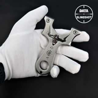 Ná cao su inox cnc quỷ vương chạc 7.5 - chạc kẹp bắn thun dẹt - data slingshot