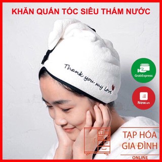 Mũ gội đầu, khăn quấn tóc siêu thấm nước cho mẹ