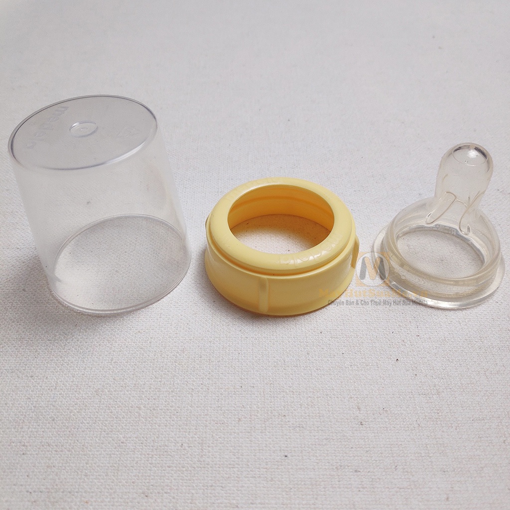 Thanh lý nắp đậy vòng cổ núm ti Medela Wide Base đã qua sử dụng