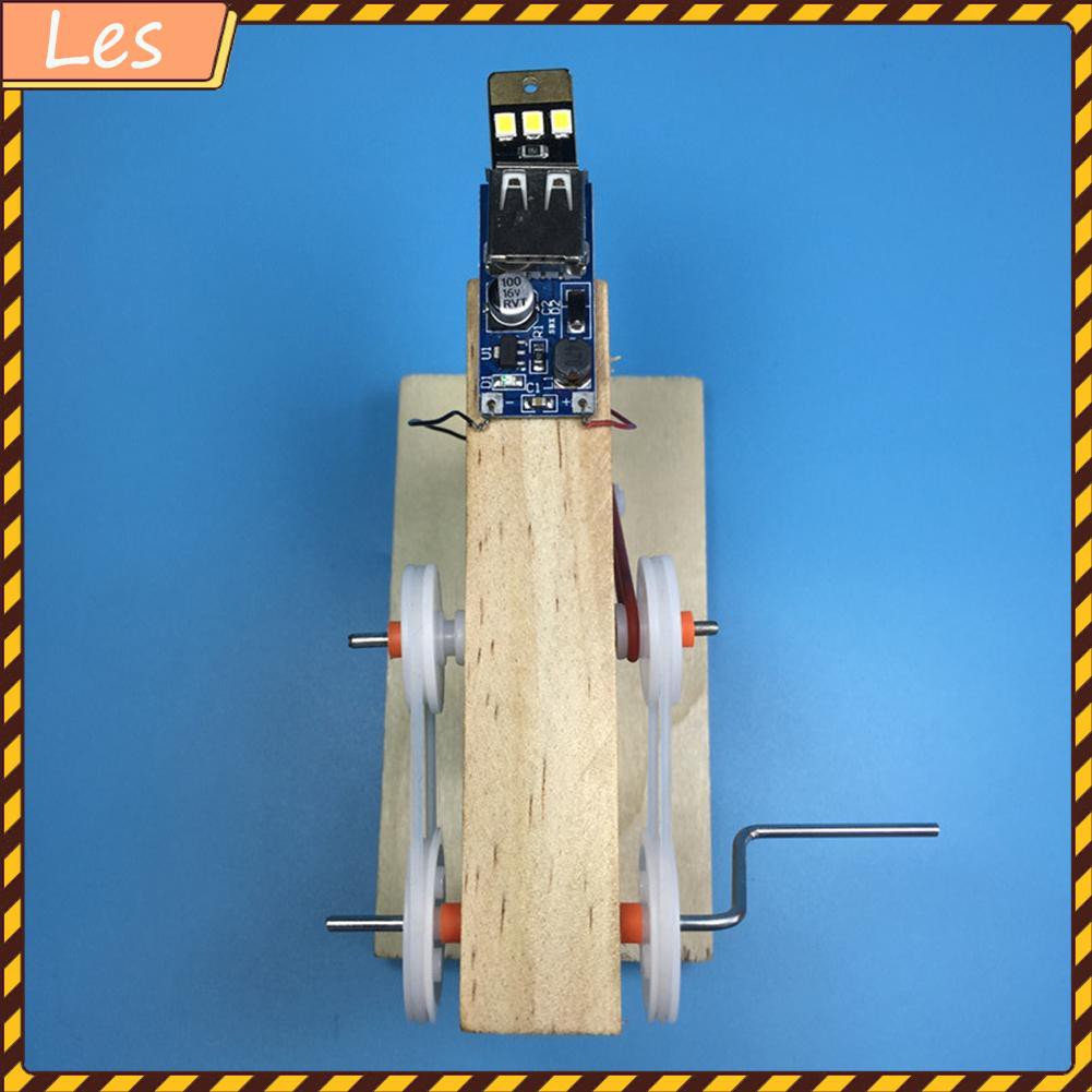 Đồ Chơi Lắp Ráp Mô Hình Máy Phát Điện Bằng Gỗ