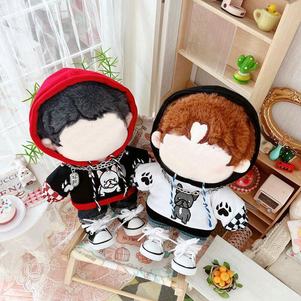 Áo Sweater Họa Tiết Chó Bull Cho Búp Bê