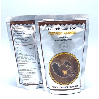 CAFE CON SÓC BỊCH NÂU 500GAM-CÀ PHÊ PHA PHIN