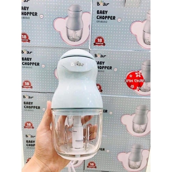 Cối thủy tinh thay thế máy xay bear 0.3l