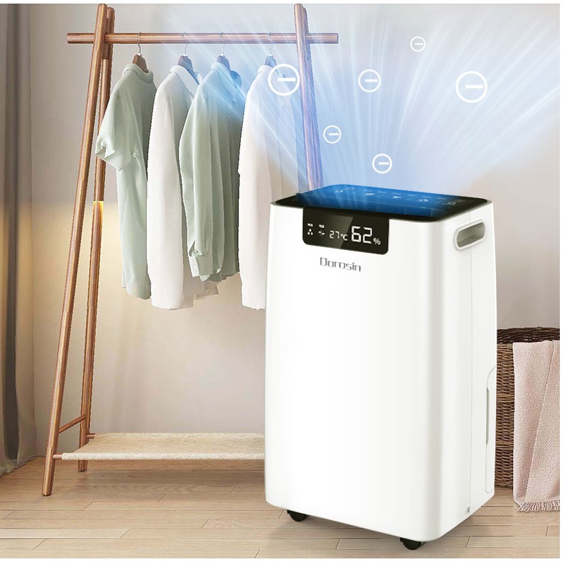 Máy hút ẩm lọc không khí Dorosin công suất lớn 60L/ngày- Máy hút ẩm sấy khô quần áo-Máy hút ẩm công nghiệp-máy hút ẩm gi