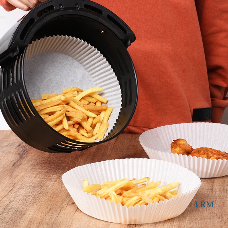 Khay Giấy Tròn Chống Dính Chống Dầu Chịu Nhiệt Độ Cao Chuyên Dụng Cho Nướng Thịt Bbq