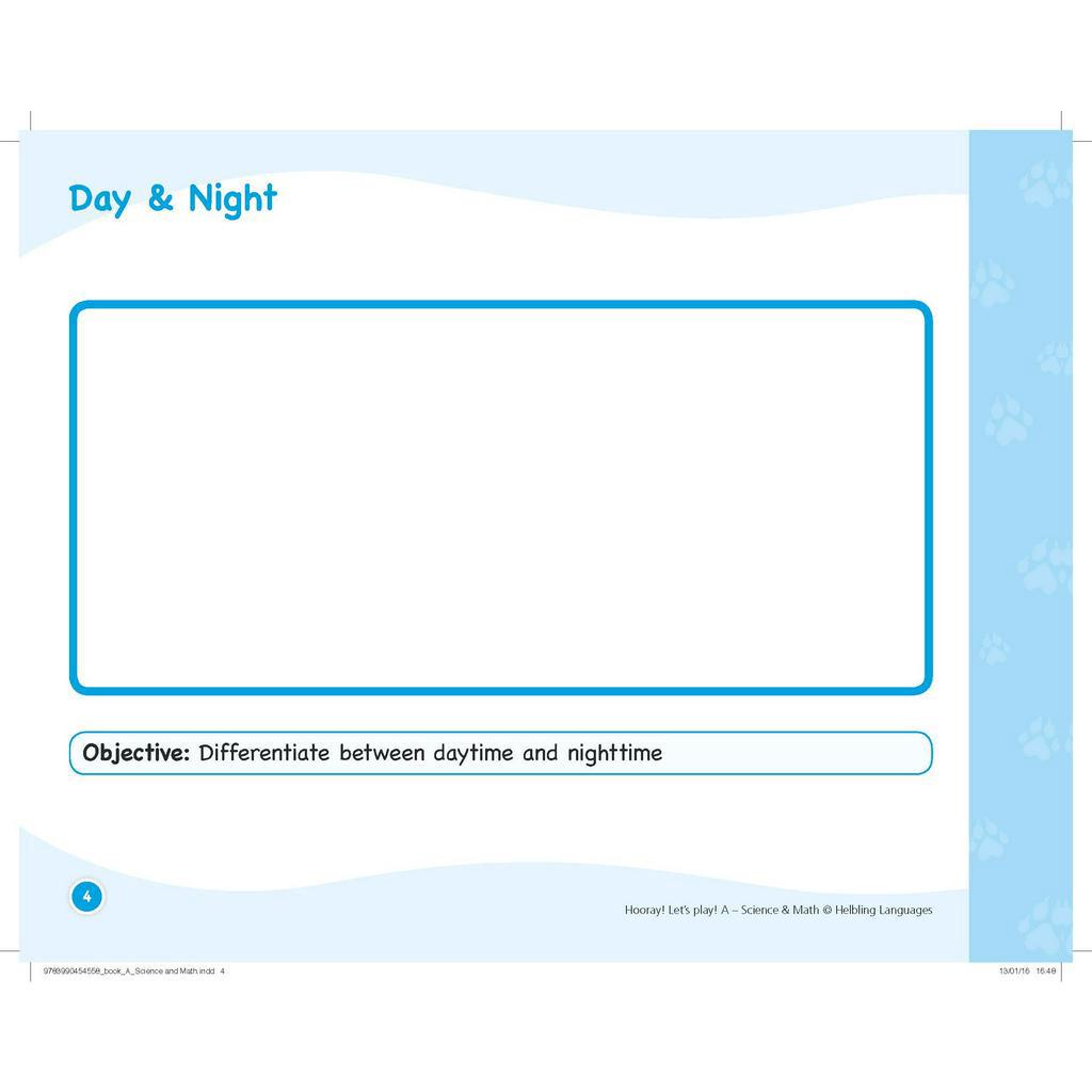 Sách - DTPbooks - Hooray Let's Play Level A Math & Science Activity Book