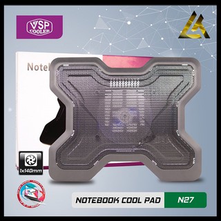 Đế Tản Nhiệt Laptop Máy Tính COOLER N27 - Quạt Fan Tản Nhiệt Laptop Máy Tính