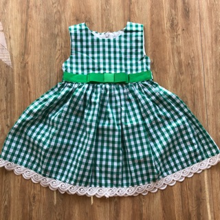 Váy đầm kate caro cho bé gái