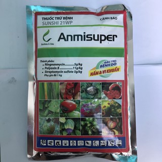 Trừ bệnh nấm cây trồng anmisuper 200gr