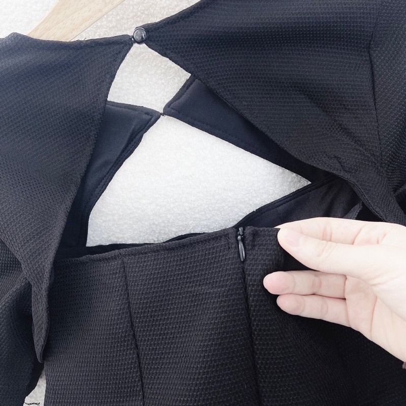 (Có Bigsize) Đầm Lendy cutout thân ngực tay con, phù hợp đi dự tiệc, sinh nhật