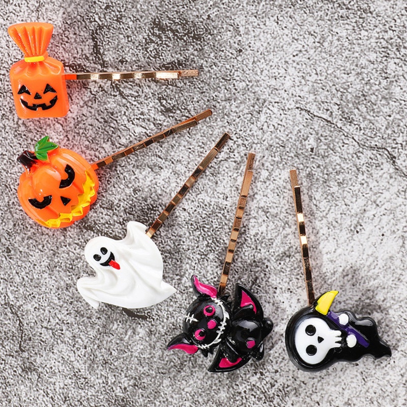 Kẹp Tóc Hình Mèo / Phù Thủy / Cú Hoạt Hình Màu Đen Cho Bé Gái