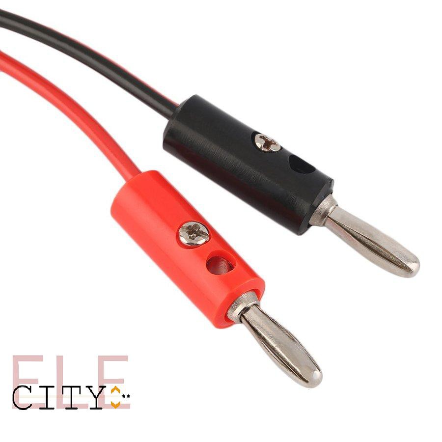 Cáp đầu dò phích cắm chuối 1M 4mm tới kẹp cá sấu cho vạn năng kế