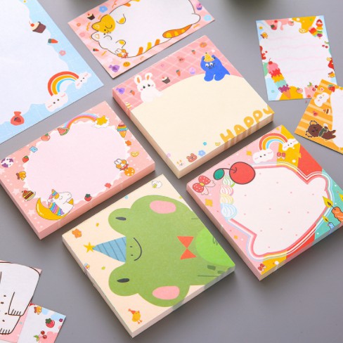 Sổ note lọ kẹo N54 sổ note động vật nhỏ ngựa thần cute sổ note dễ thương